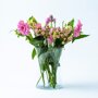 Brievenbus Boeket roze vaas